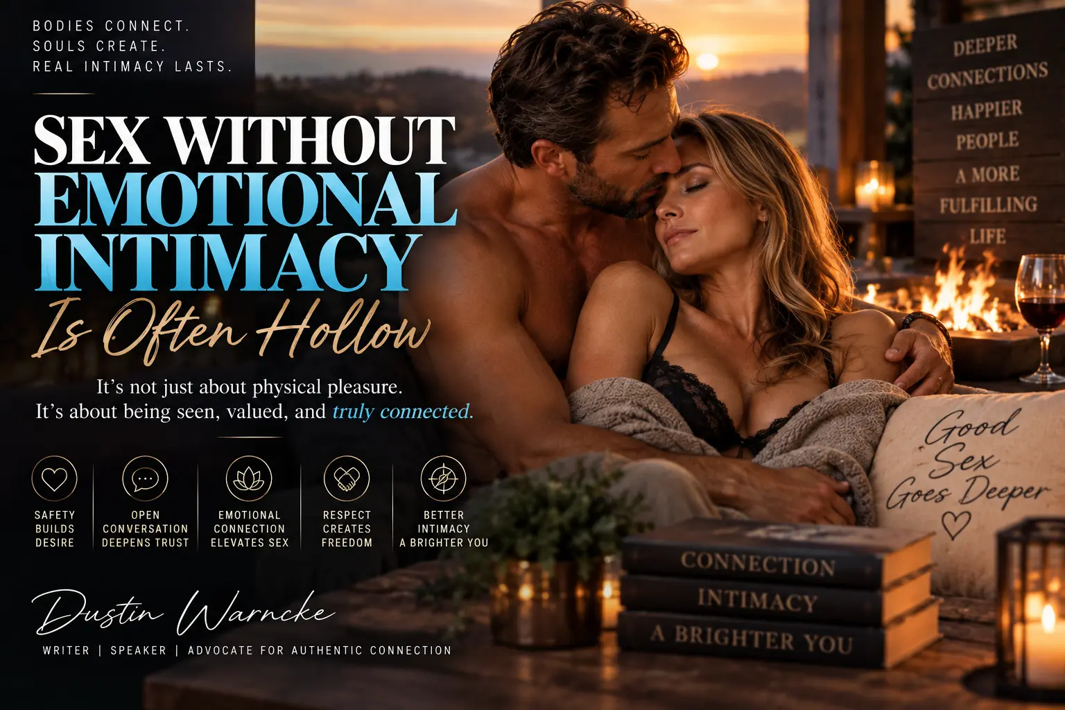 Couple sharing deep emotional connection and intimacy